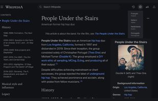 Modern for Wikipedia screenshot 1