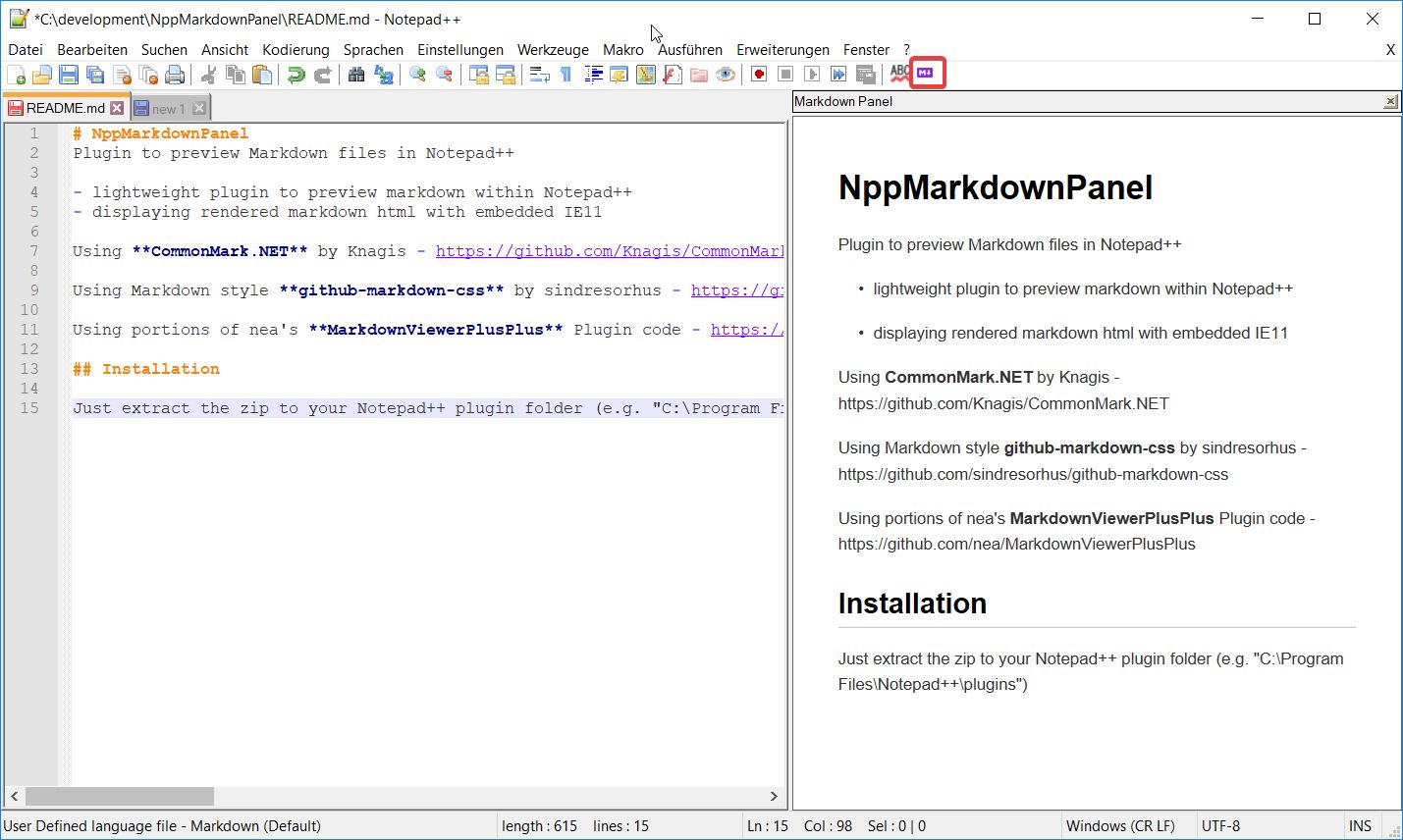 MarkdownPanel for Notepad++ Alternatives and Similar Software