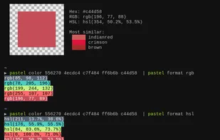 pastel (CLI) screenshot 2