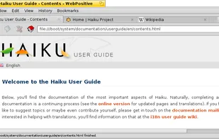 WebPositive screenshot 1