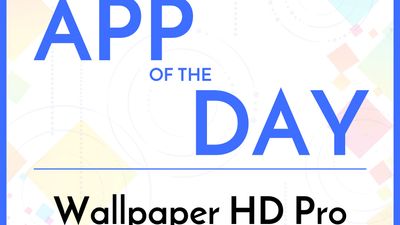 Wallpaper HD Pro chosen as App of the day at Design Nominees