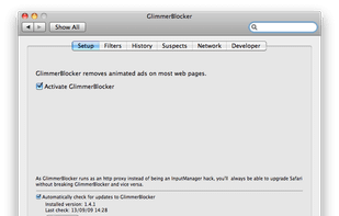 GlimmerBlocker screenshot 1