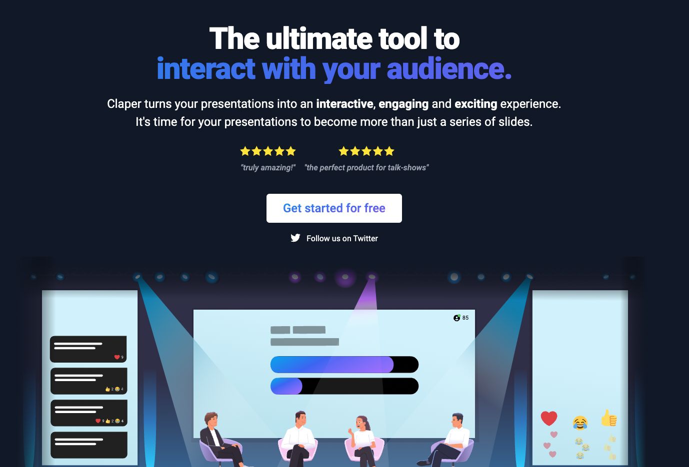 Claper: The ultimate tool to interact with your audience | AlternativeTo