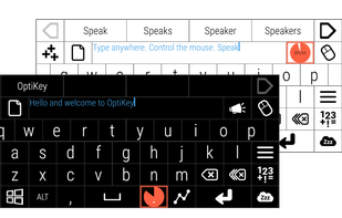 OptiKey screenshot 1