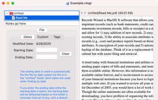 Example File Attributes