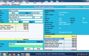 Fee Receipt