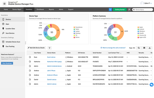 Mobile Device Manager Plus screenshot 1