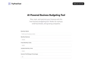 Try Free Tool screenshot 1