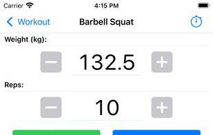 FitNotes iOS screenshot 1