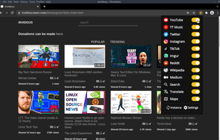 LibRedirect screenshot 1