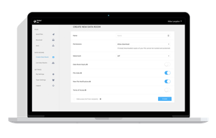 Digify data rooms are easy to use and takes minutes to set up