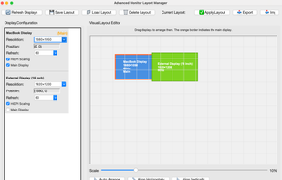 Monitor Layout Manager screenshot 1
