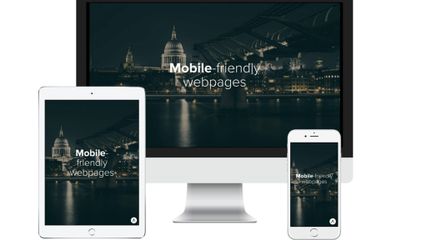 Mobile-friendly webpages
