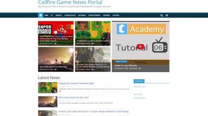 Ceilfire Game News Portal screenshot 1