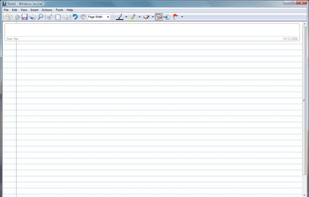 Windows Journal screenshot 1