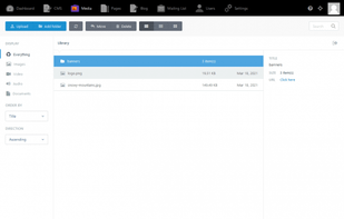 Winter CMS screenshot 3
