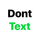 Dont Text icon