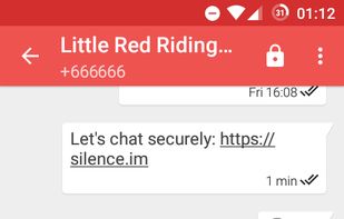 Silence IM screenshot 1