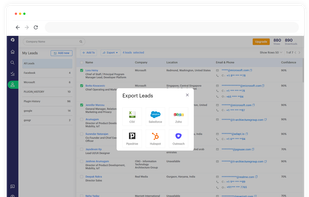 Export to CRM - Lead Builder