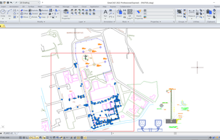 FASTSEL command to to create a selection set of an existing object and all the objects it touch, including line, polyline, circle, arc, attribute definition, text, Mtext, ellipse and image, etc.