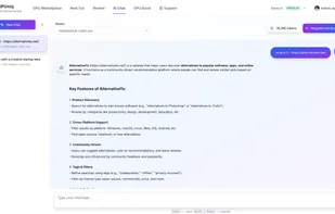 Page with opensource  hosted LLMs