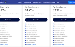 WordPress Hosting Pricing