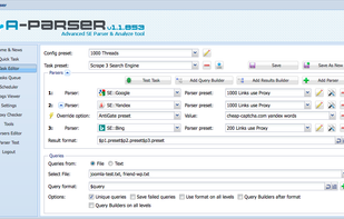 A-Parser screenshot 3