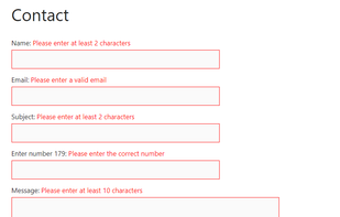 Very Simple Contact Form screenshot 1