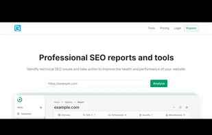 Identify technical SEO issues and take action to improve the health and performance of your website. 