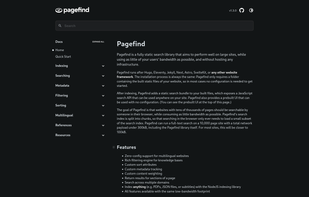 Pagefind screenshot 1