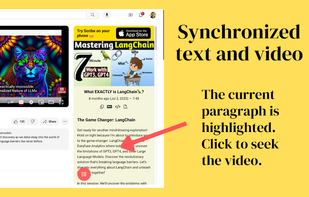 Scribe Video Transcripts screenshot 1