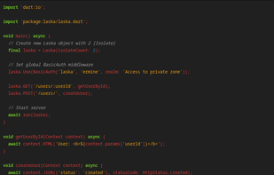 Laska for Dart screenshot 1