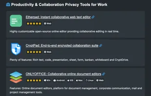 PrivacyTools.io screenshot 2