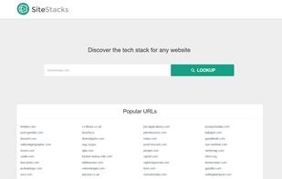 SiteStacks screenshot 1