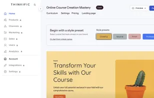 Thinkific screenshot 1