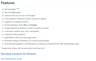 CrossOver: Crosshair Overlay screenshot 1