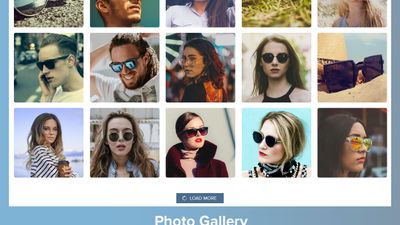 Display your customer photos in a Gallery to be placed anywhere on your site. 