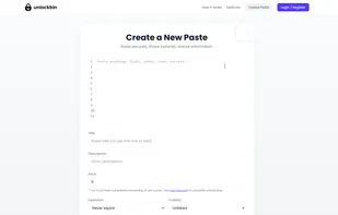 Unlockbin screenshot 1