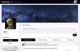Retrospring screenshot 1