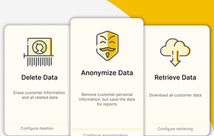 Anonymize, retrieve, delete