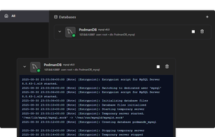 PodmanDB screenshot 1