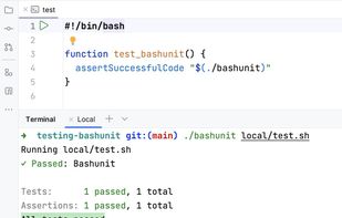 Example of simple test