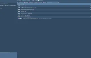 Volafile screenshot 1