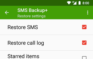 SMS Backup+ screenshot 2