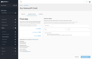 GatewayAPI  screenshot 1