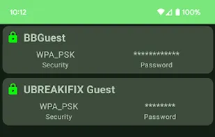 WiFiList screenshot 1