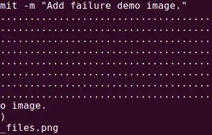 pre-commit screenshot 1