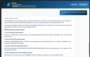 TL;DR Surmado Scout reads every word of your reports, so you don't have to. It becomes a business sidekick, growing smarter with every report you run.