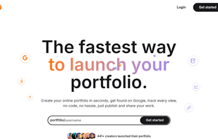 Portf0lio screenshot 1