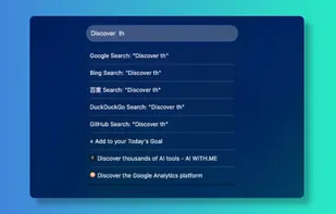 Nice NewTab screenshot 1